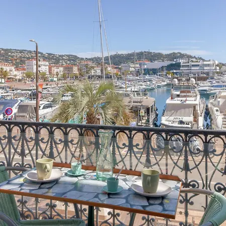 Διαμέρισμα L'honorat Vue Mer Et Port, A Cote Des Plages Du Midi Et Proche Du Palais Κάννες